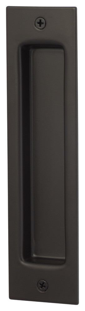 Flush Barn Door Handle, Flat Black