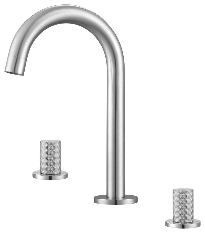 Industria Series Widespread Bathroom Faucet, Brushed Nickel