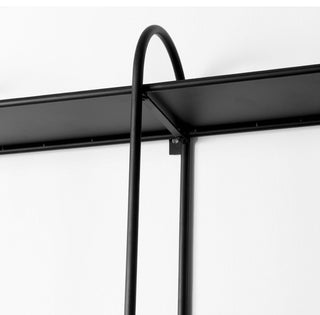 Decimus Black Metal Wall Mounted 3 Tiered Shelving Unit