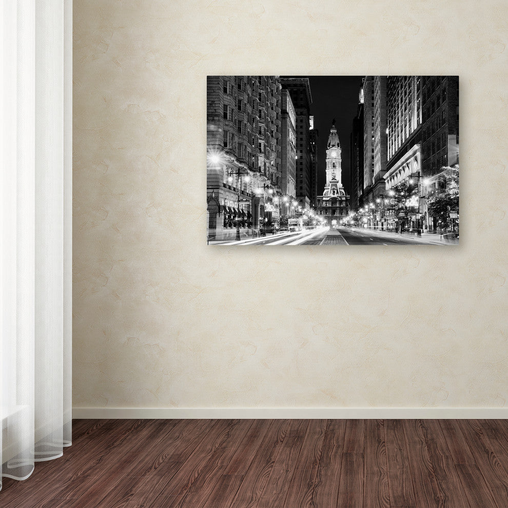 Philippe Hugonnard ''City Hall Philadelphia'' Canvas Art, 22x32