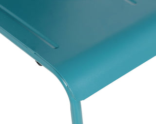 Patio Dining Armchair in Frosted Teal(Set of 4)