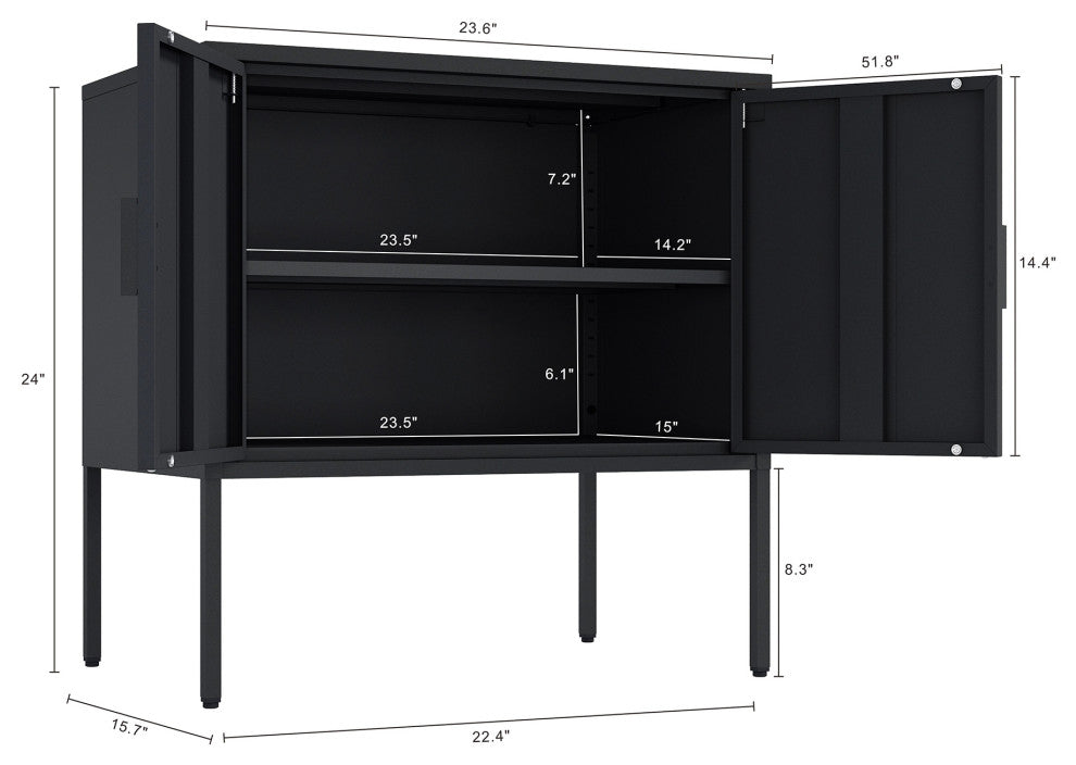 Manhattan Comfort Ava 23.6" Accent Cabinet