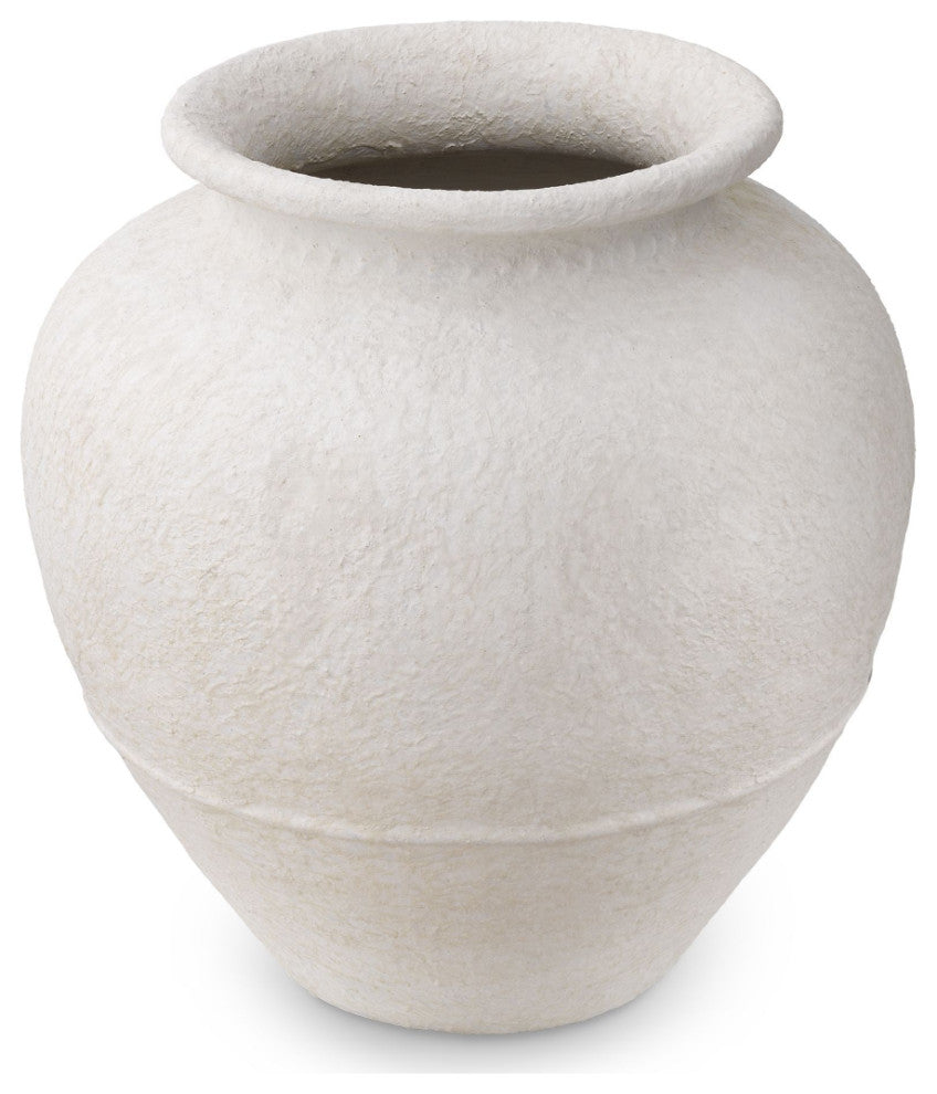 Matte White Clay Vase | Eichholtz Reine S