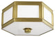 Hudson Valley Nassau 2-Light, Flush Mount, Aged Brass
