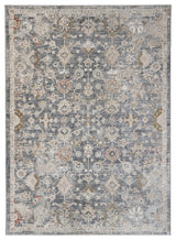 Fairmont Mella Area Rug, Dark Gray, 3'3" x 4'11", Bordered
