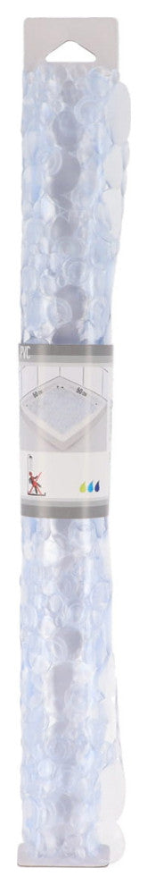 Bubbles Non-Slip Square Shower Mat 20"³L X 20"³W, Clear