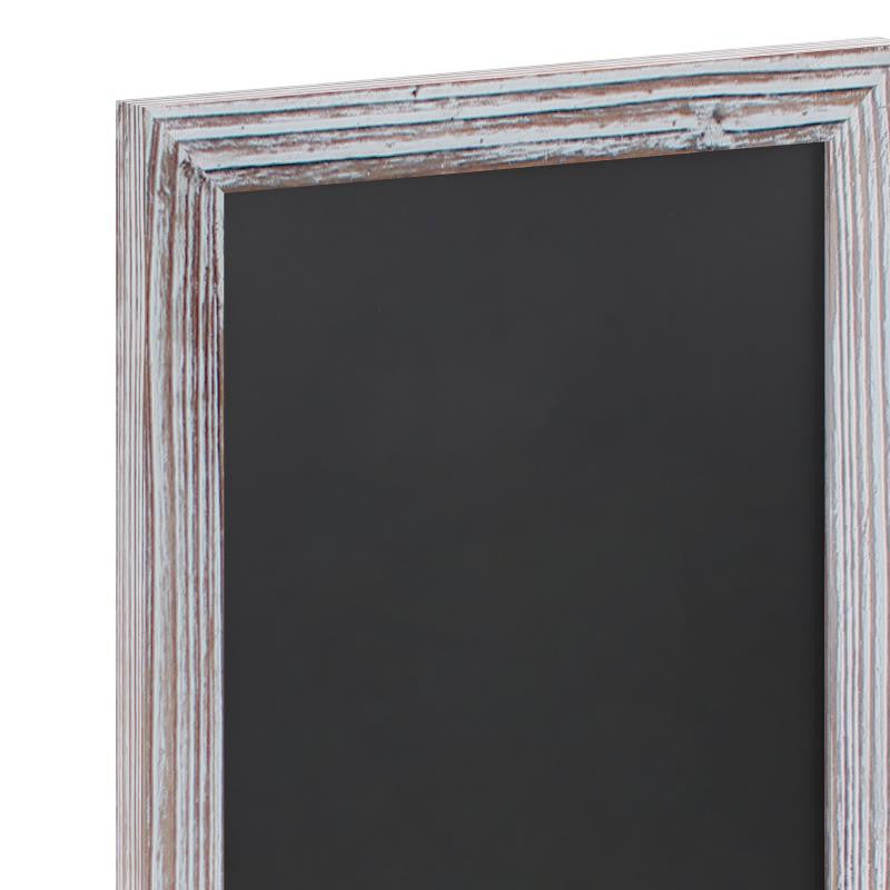 Canterbury Wall Mount Magnetic Chalkboard Sign Set-11" x 17", White Washed, 11" X 17"