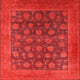 Ahgly Company Indoor Square Mid-Century Modern Area Rugs, 4' Square