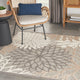 Nourison Aloha 5' x Square Natural Tropical Area Rug