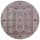 Ahgly Company Indoor Round Mid-Century Modern Area Rugs, 5' Round