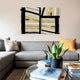 "Intersect - Golden" by Ellie Roberts, Canvas Print, 26"x18"