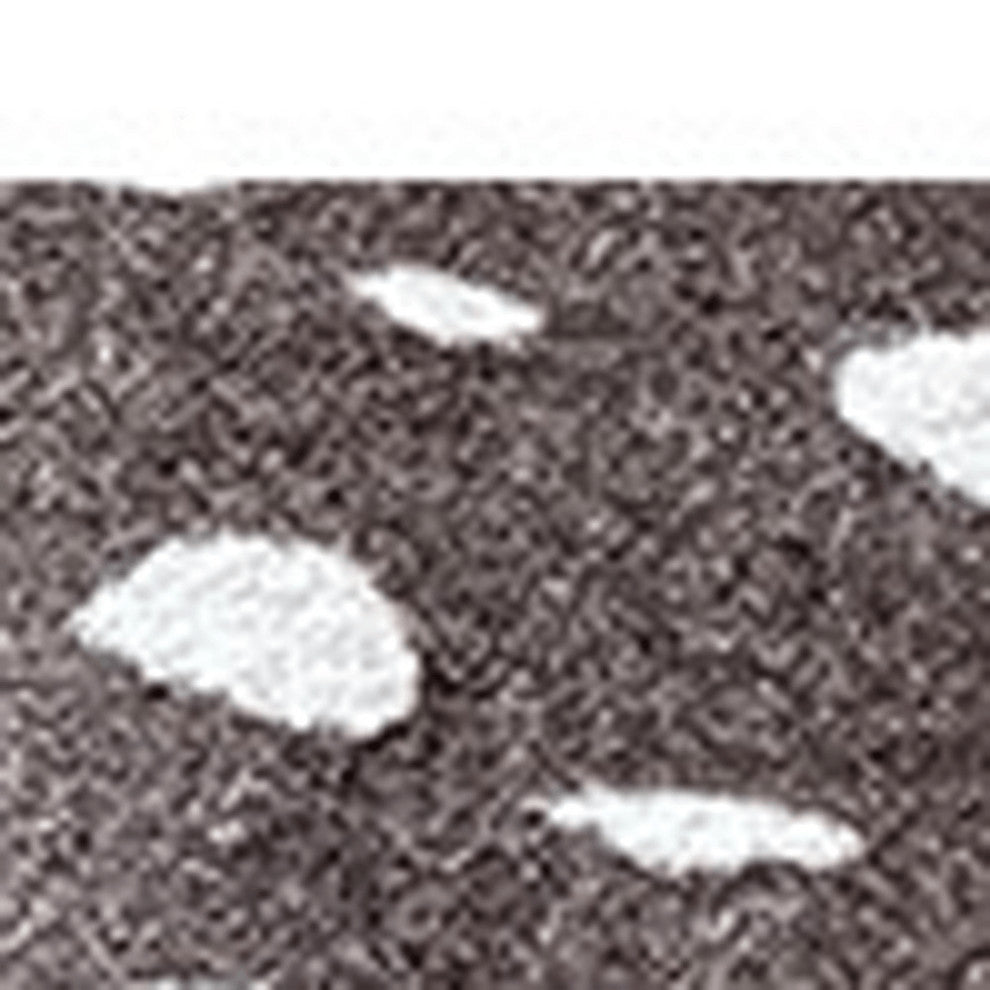 2' X 6' Chocolate Animal Print Washable Runner Rug With Uv Protection
