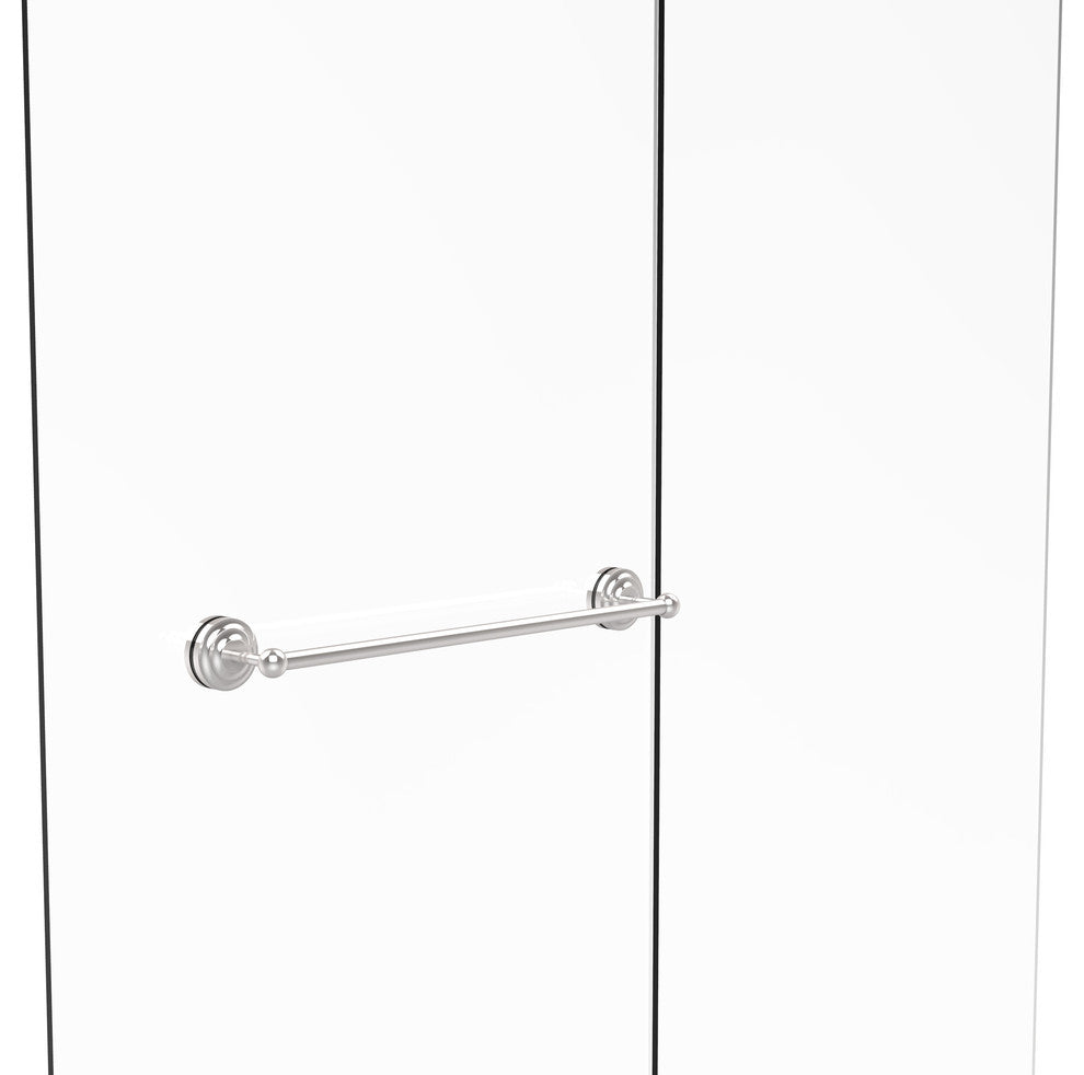 Que New 24" Shower Door Towel Bar, Polished Chrome