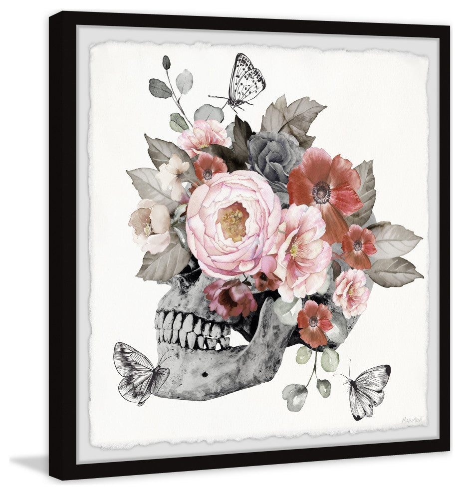 "The Missing Flowers" Framed Painting Print, 32x32