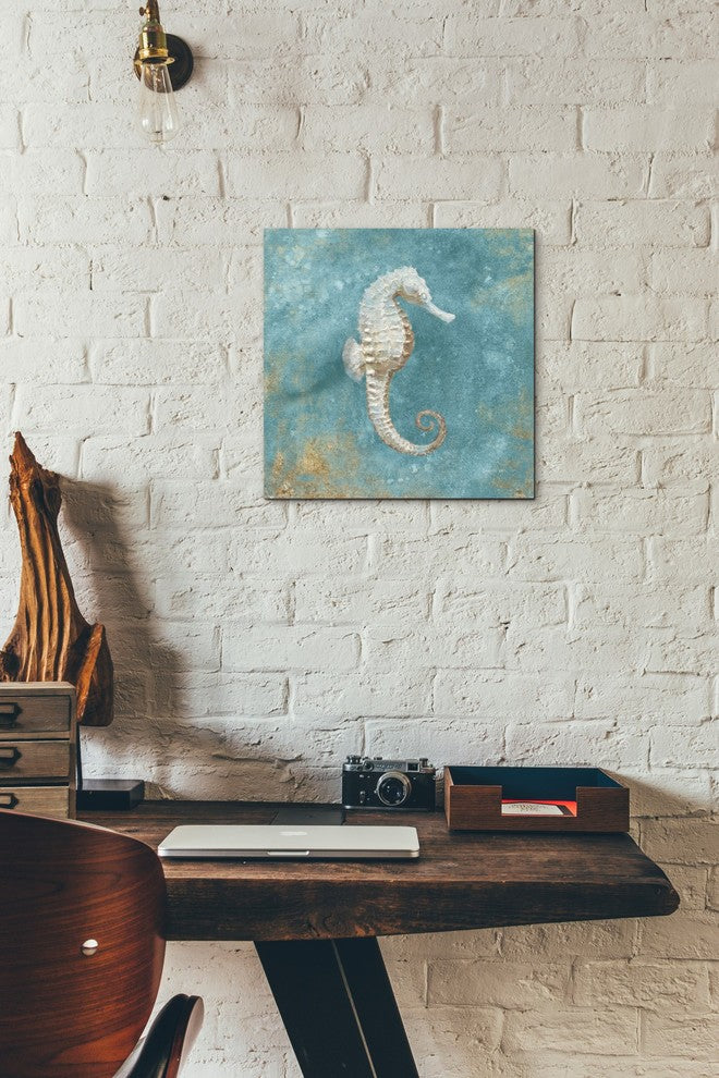 "Treasures From The Sea I" Giclee Canvas Wall Art, 12"x12"