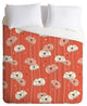 Deny Designs Heather Dutton Red Poppy Field 1 Duvet Cover - Lightweight