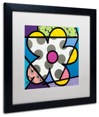 Roberto Rafael 'Big Flower III' Matted Framed Art