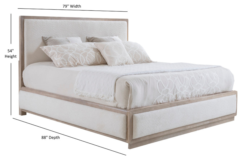 Bodhi 5-Piece King Bedroom Set - Upholstered Side Rails