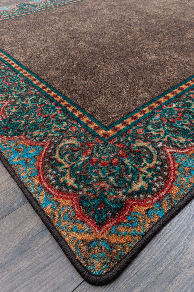 Nubuck, Brown, 4'x5'