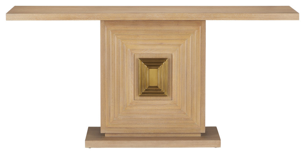 Morombe Washed Oak Console Table