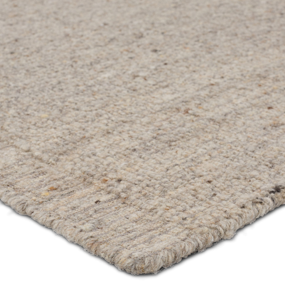 Westen Handmade Solid Light Brown Area Rug 8'X10'