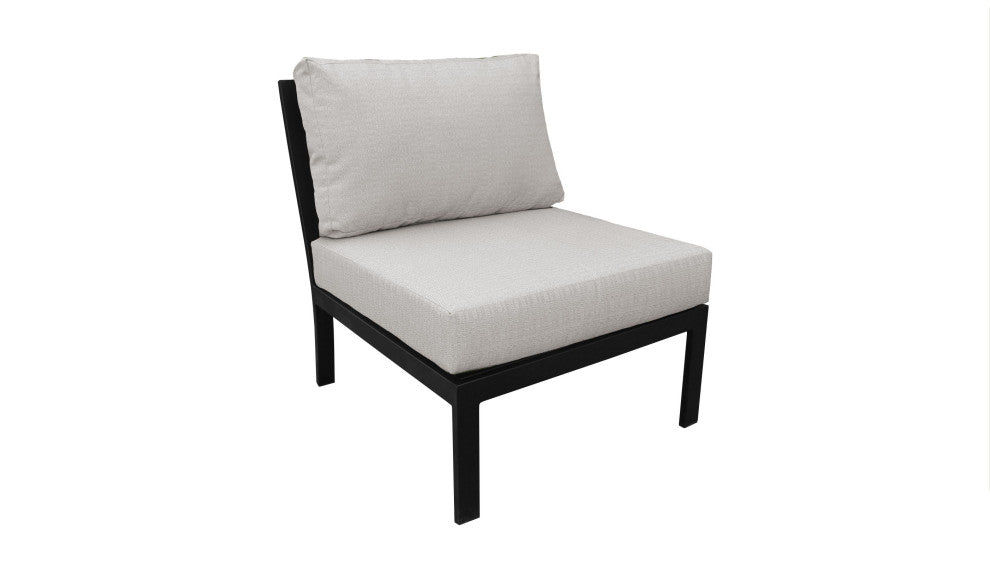 kathy ireland Madison Ave. 10 Piece Aluminum Patio Furniture Set 10c, Truffle