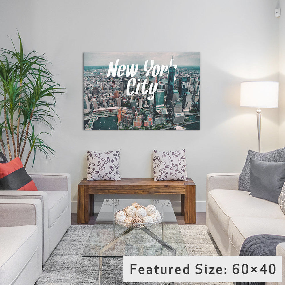 "New York" Print by 5by5collective, 18"x12"x1.5"