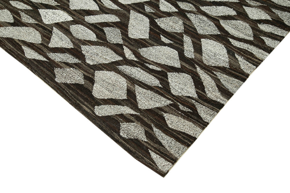 Rug N Carpet - Hand-knotted Turkish 8' 1'' x 10' 1'' Unique Wool Kilim Rug