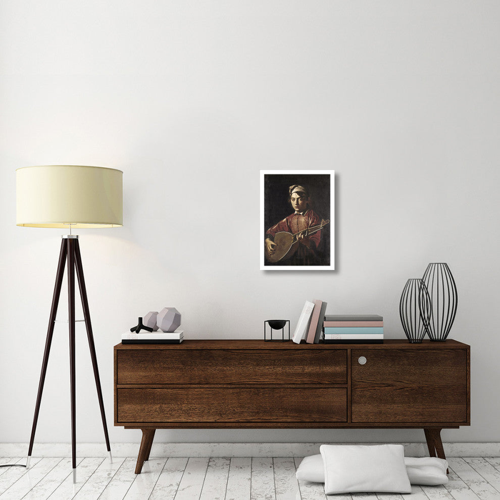 "The Lute Player" Digital Paper Print by Caravaggio, 18"x24"