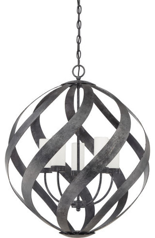 Blacksmith 5-Light Pendant, Old Black Finish