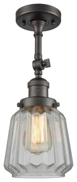 Innovations Lighting 201F-Ob-G142 1 Light Semi-Flush Mount