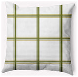 20" x 20" Geometric Indoor/Outdoor Polyester Throw Pillow, Olive