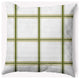 20" x 20" Geometric Indoor/Outdoor Polyester Throw Pillow, Olive