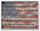American Flag Song Quote Word Design, 16"x20"