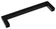 5" Center Solid Square Bar Pulls, Set of 10, Matte Black