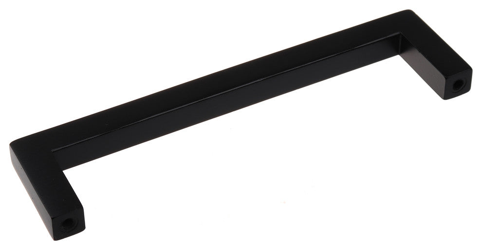 5" Center Solid Square Bar Pulls, Set of 10, Matte Black