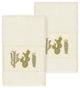 Mila 2 Piece Embellished Hand Towel Set