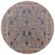 Ahgly Company Indoor Round Mid-Century Modern Area Rugs, 5' Round