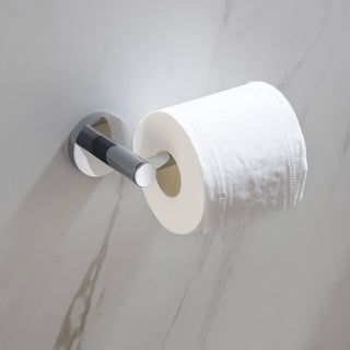 Circular 2-Piece Bathroom Hardware Set, Chrome