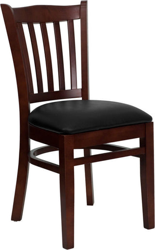 Wood Restaurant Chair, Black