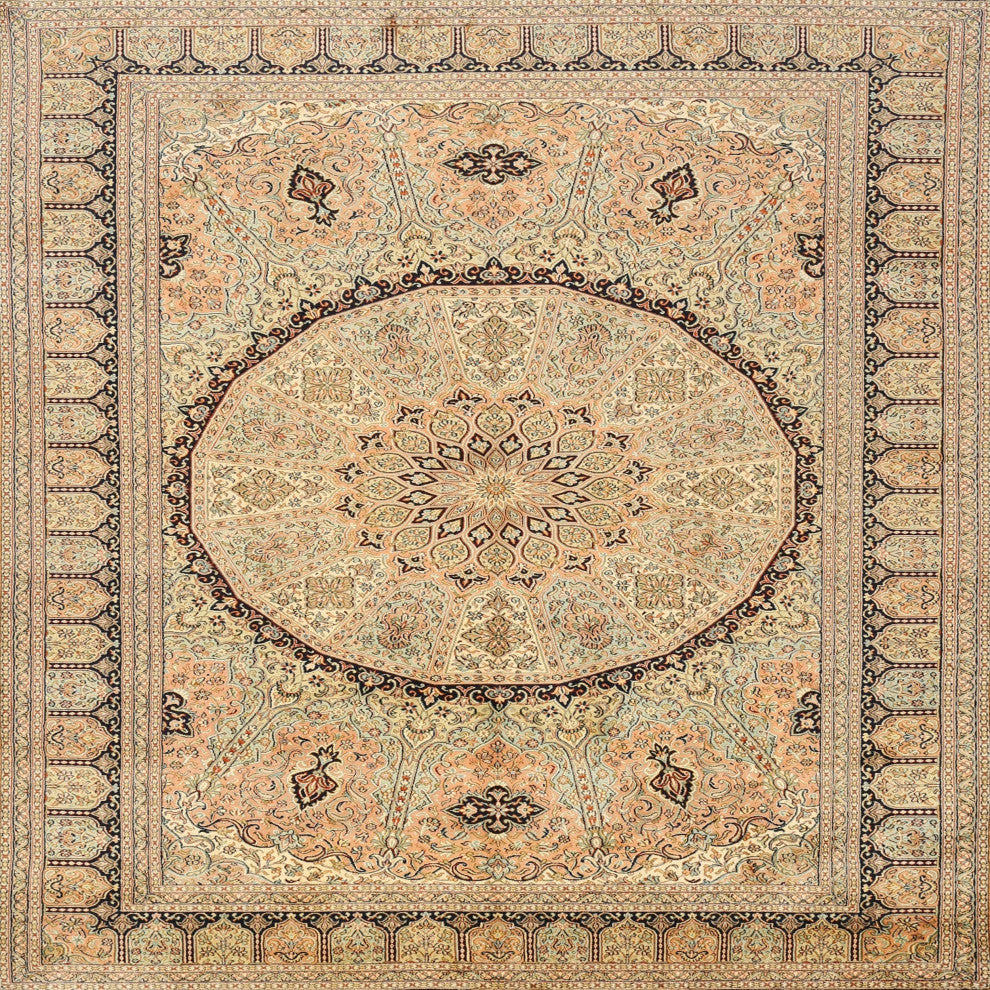 Ahgly Company Indoor Square Traditional Area Rugs, 7' Square