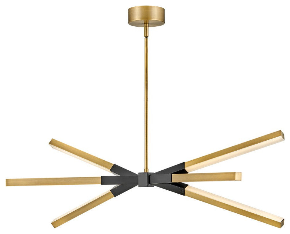 Fredrick Ramond Rae Small Led Linear, Lacquered Brass
