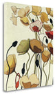 "Pavots Ondule I" By Shirley Novak, Giclee Print on Gallery Wrap Canvas