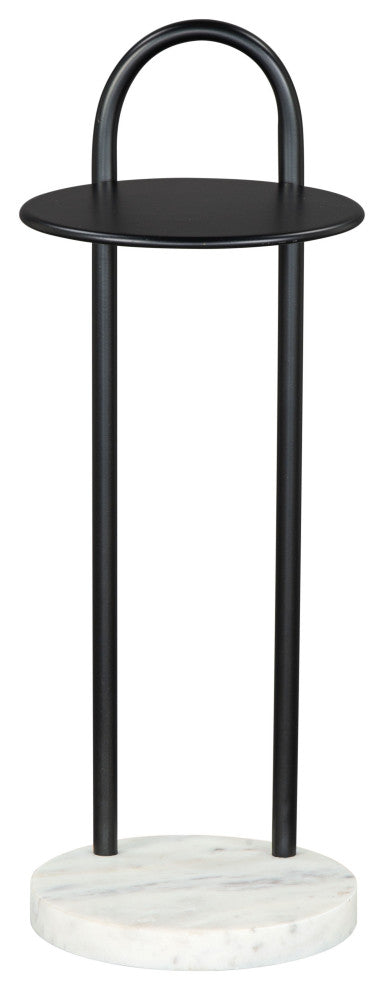 Christian Side Table Black & White