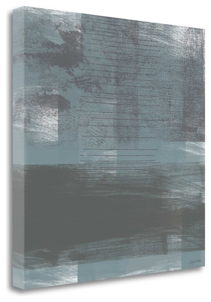 "Concrete I" By Linda Woods, Giclee Print on Gallery Wrap Canvas, Ready to Hang