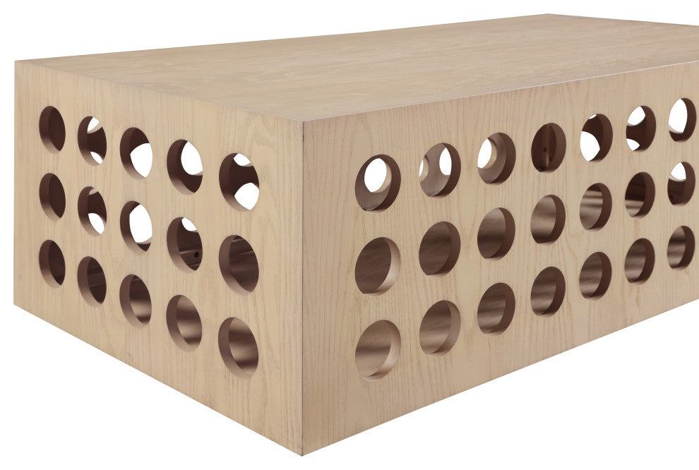 Kinsley Oak Veneer Coffee Table, Natural