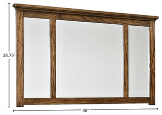 Oak Park 48" Wide Dresser Mirror, Mission