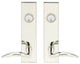 Air-Stream Lever, Tubular Entry, Double Cylinder, Polished Stainless Steel