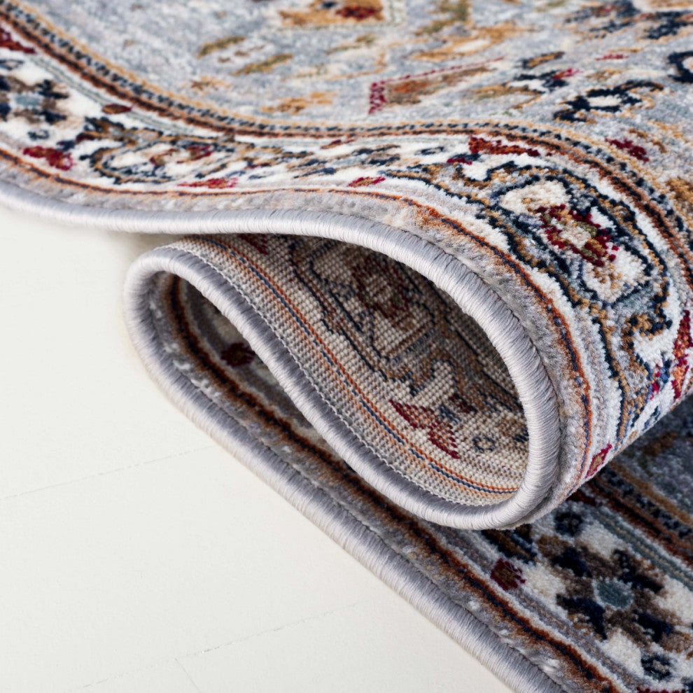 Lauren Ralph Lauren Collection Amberley LRL1116 Rug, Grey/Beige Black, 9'x13'