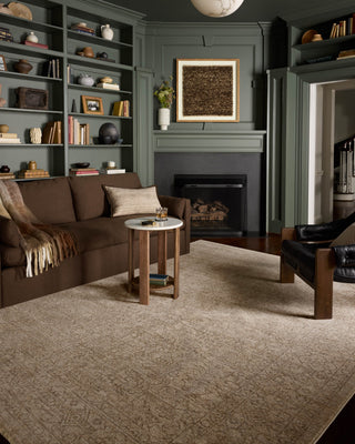 Loloi Newman Taupe / Bone 18" x 18" Sample Rug